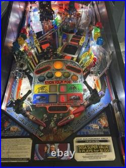 Sega Starship Troopers Pinball Machine 1997- Rare 3 lower flippers & Mechs