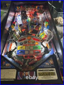 Sega Starship Troopers Pinball Machine 1997- Rare 3 lower flippers & Mechs