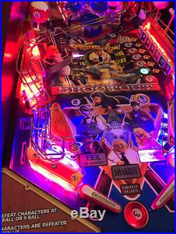 Sharkey's Shootout Pinball Machine Made By Stern (Only 800 built and Excellent)