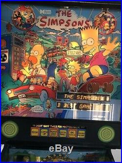 Simpsons Pinball Data East 1990