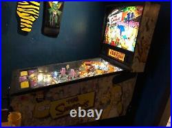 Simpsons Pinball Party Machine Stern Free Shipping Clean machine