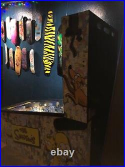 Simpsons Pinball Party Machine Stern Free Shipping Clean machine