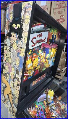 Simpsons Pinball Party Machine Stern Free Shipping LEDs Orange County Pinballs