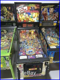 Simpsons Pinball Party Pinball Machine By Stern Coin Op Free Shipping