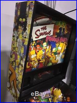 Simpsons Pinball Party Pinball Machine By Stern Coin Op LEDs Free Shipping