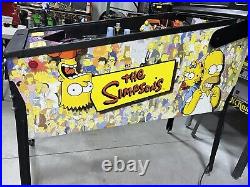 Simpsons Pinball Party Pinball Machine Stern Free Shipping LEDS