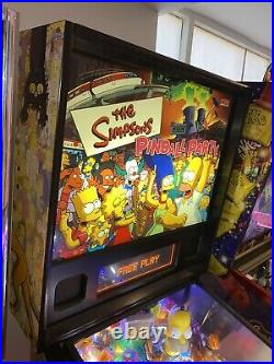Simpsons Pinball Party Pinball Machine Stern LEDs Free Shipping