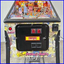 Simpsons Pinball Party Pinball Machine Stern Pinball (Color DMD)