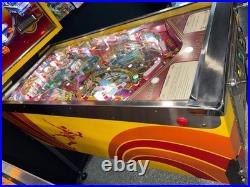 Skateball Pinball Machine Bally 1980 Restored Skateboard Orange County Pinballs Skateball Pinball Machine Bally 1980 Restored Skateboard Orange County Pinballs