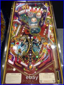 Skateball Pinball Machine Bally 1980 Restored Skateboard Orange County Pinballs Skateball Pinball Machine Bally 1980 Restored Skateboard Orange County Pinballs