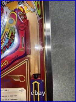 Skateball Pinball Machine Bally 1980 Restored Skateboard Orange County Pinballs Skateball Pinball Machine Bally 1980 Restored Skateboard Orange County Pinballs