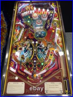 Skateball Pinball Machine Bally 1980 Restored Skateboard Orange County Pinballs Skateball Pinball Machine Bally 1980 Restored Skateboard Orange County Pinballs