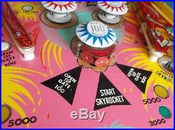 Sky Rocket Pinball Machine 1970 Bally