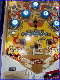 Slick Chick Pinball Machine Gottlieb 1963 Resto Orange County Pinballs Free Ship