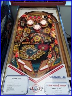 Solar Ride by Gottlieb Pinball Machine