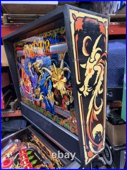 Sorcerer Pinball Machine Williams 1985 LEDS Orange County Pinballs FREE SHIP