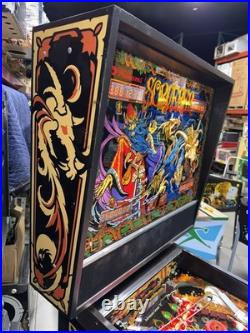 Sorcerer Pinball Machine Williams 1985 LEDS Orange County Pinballs FREE SHIP