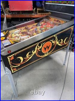 Sorcerer Pinball Machine Williams 1985 LEDS Orange County Pinballs FREE SHIP