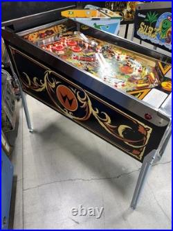 Sorcerer Pinball Machine Williams 1985 LEDS Orange County Pinballs FREE SHIP