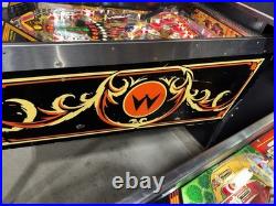 Sorcerer Pinball Machine Williams 1985 LEDS Orange County Pinballs FREE SHIP