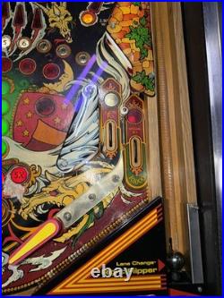 Sorcerer Pinball Machine Williams 1985 LEDS Orange County Pinballs FREE SHIP