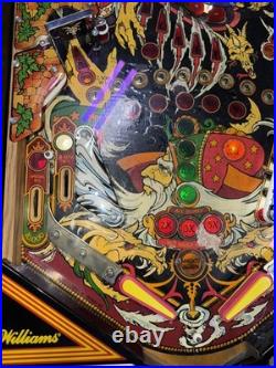 Sorcerer Pinball Machine Williams 1985 LEDS Orange County Pinballs FREE SHIP