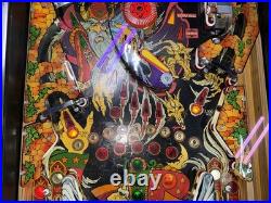 Sorcerer Pinball Machine Williams 1985 LEDS Orange County Pinballs FREE SHIP