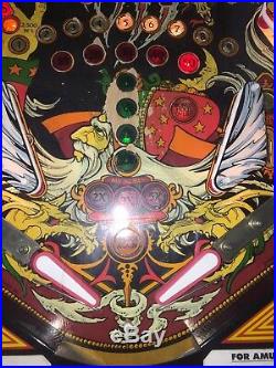 Sorcerer Pinball Machine Williams Coin Op Arcade 1985