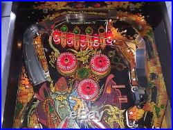 Sorcerer Pinball Machine Williams Coin Op Arcade 1985