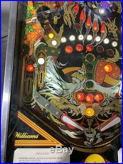 Sorcerer Pinball Machine Williams Coin Op Arcade 1985 LEDs