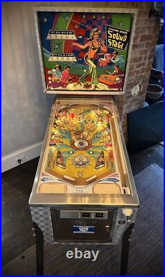 Sound Stage Pinball Game by Chicago Coin c. 1976 PREOWNED Sound Stage Pinball Game by Chicago Coin c. 1976 PREOWNED