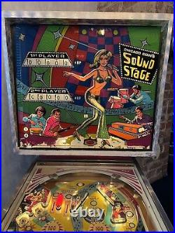 Sound Stage Pinball Game by Chicago Coin c. 1976 PREOWNED Sound Stage Pinball Game by Chicago Coin c. 1976 PREOWNED