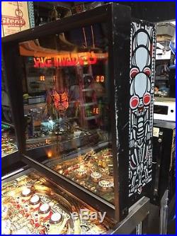 Space Invaders By Bally 1980 Original Pinball Machine Coin Op Arcade
