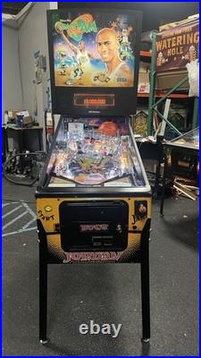 Space Jam Pinball Machine Fully Refurbished Leds Rare Sega 1996 Michael Jordan