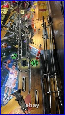 Space Jam Pinball Machine Fully Refurbished Leds Rare Sega 1996 Michael Jordan