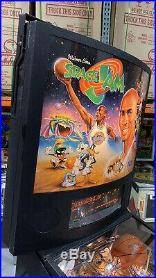 Space Jam Pinball Machine Sega Michael Jordan Basketball Looney Tunes Free Ship