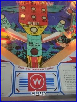 Space Mission Pinball Machine In Excellent Condition