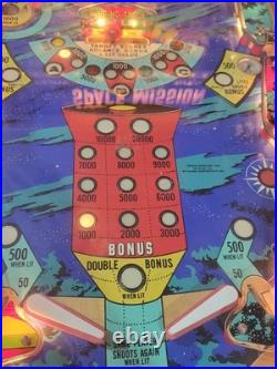 Space Mission Pinball Machine In Excellent Condition