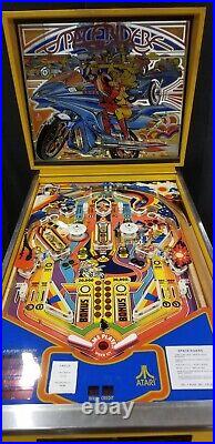 Space Riders Widebody Pinball Machine (Atari) 1978 Restored