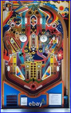 Space Riders Widebody Pinball Machine (Atari) 1978 Restored