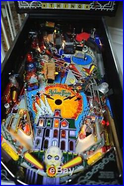 Spectacular! ADDAMS FAMILY Collector Pinball MACHINE clean! New Playfield! Wow