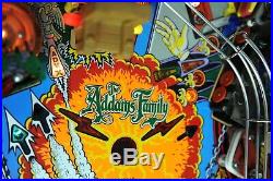 Spectacular! ADDAMS FAMILY Collector Pinball MACHINE clean! New Playfield! Wow