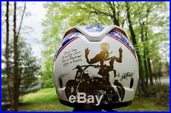 Spectacular! Evel Knievel Pinball MACHINE! New Playfield, Rare Cert/DOT helmet
