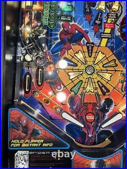 Spiderman Spider-Man Pinball Machine Stern Free Ship Orange County Pinballs