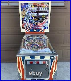 Spirit Of 76 Pinball Machine By Gottlieb Nice Original Condition America USA