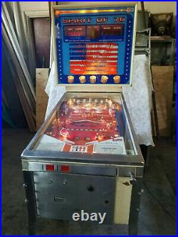 Spirit of 76 Micro Manufacturing Pinball Machine- RARE