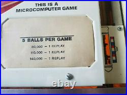 Spirit of 76 Micro Manufacturing Pinball Machine- RARE