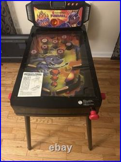 Spyro Electronic Pinball Machine LCD Counter Full Size with LegsManualWorksNoSound