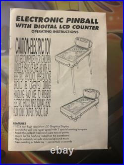 Spyro Electronic Pinball Machine LCD Counter Full Size with LegsManualWorksNoSound
