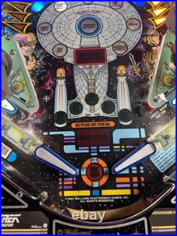 Star Trek Next Generation Pinball Machine A Beauty Works And Plays Great